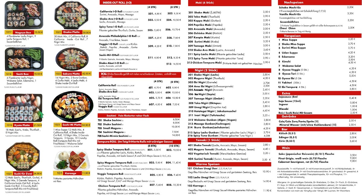Menu Sashi-Mi Fusion Restaurant Lieferung-1